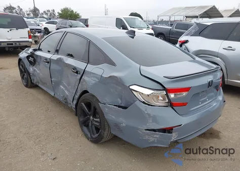 2021 Honda Accord Sport из США, поврежденный, VIN 1HGCV1F35MA014077